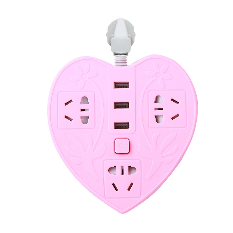 Ổ cắm điện thông minh chống quá tải 2500W có 3 cổng sạc USB 5V 2 A ,chống giật , an toàn cho trẻ nhỏ. Dây 0.1m