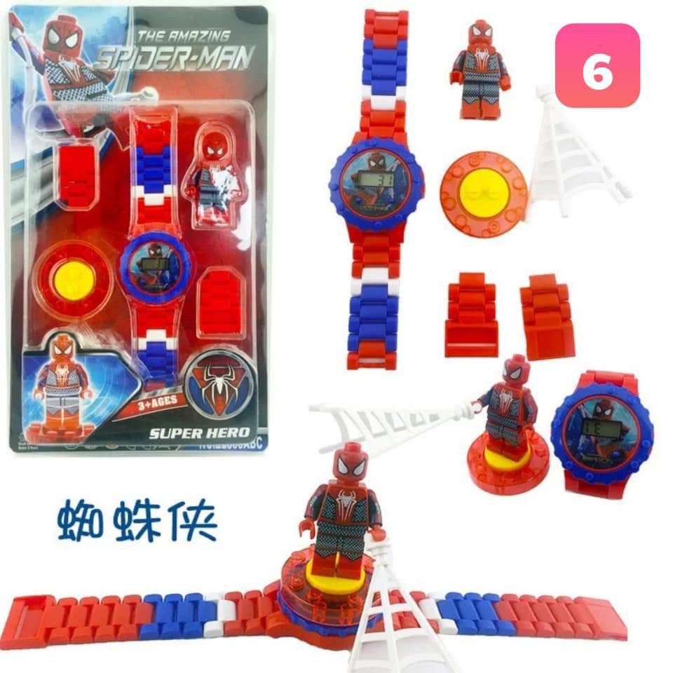 Đồng hồ lắp ráp lego cho bé