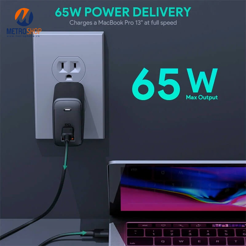 CỦ SẠC NHANH AUKEY OMNIA MIX 65W PA-B3