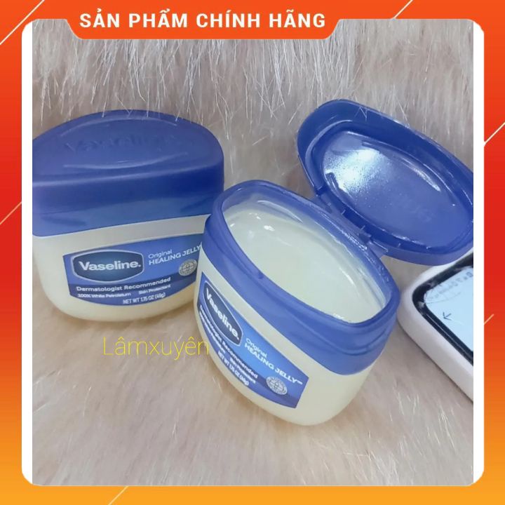 Sáp Dưỡng Ẩm Phục Hồi Da Khô, Nứt Nẻ Vaseline Dermatologist Recommended 49ggiúp môi luôn mềm mịn và căng mướt.