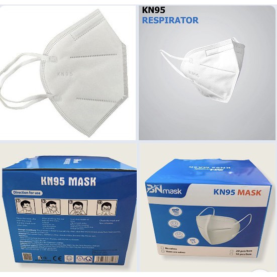 KHẨU TRANG KN95 (HỘP 20 CÁI) - CÓ VAN (HỘP 10 CÁI)