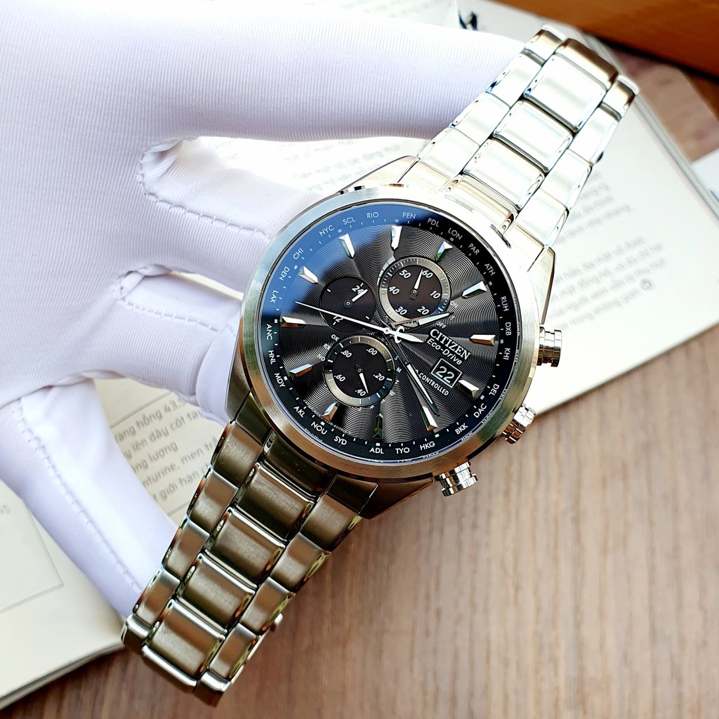 Đồng hồ nam Citizen Eco-drive Chrono-Time A-T Radio Controlled AT8010-58E
