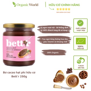 Bơ hạt phỉ cacao Bettr 250g