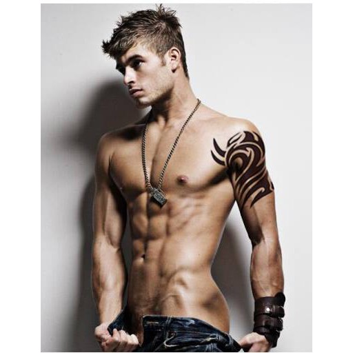 Hình xăm dán tatoo bắp tay - miếng dán hình xăm đẹp dành cho nam
