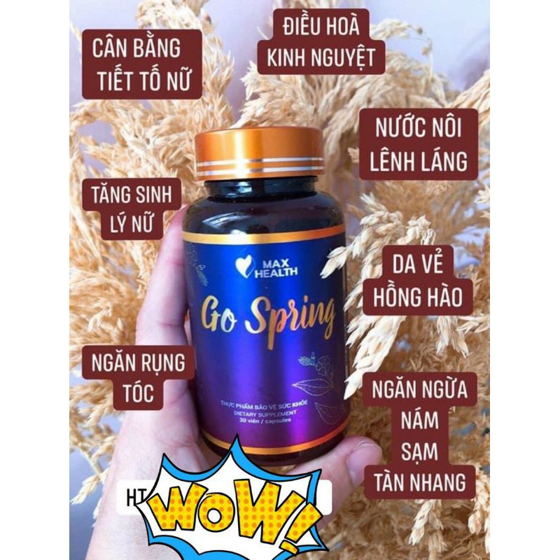 Viên uống Go Spring Nội Tiết Tố Chính hãng 100%