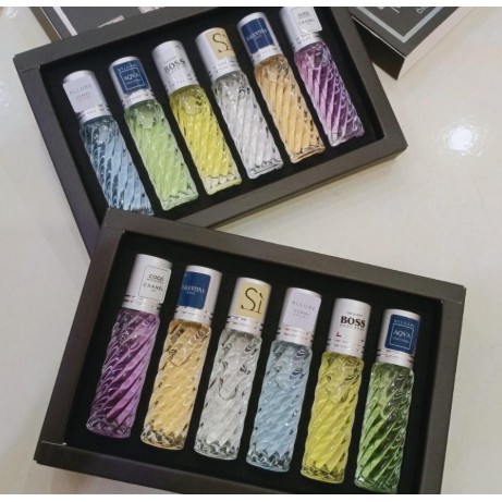 [THƠM LÂU] BỘ KIT 6 CHAI NƯỚC HOA DẠNG LĂN mola | Thế Giới Skin Care