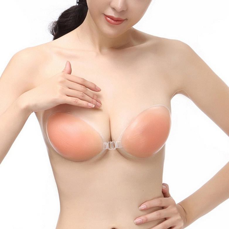Miếng Dán Ngực - Áo Ngực Dán Silicon Nâng Ngực Tạo Khe ( Tặng Kèm Dây Trong Áo ) D4949