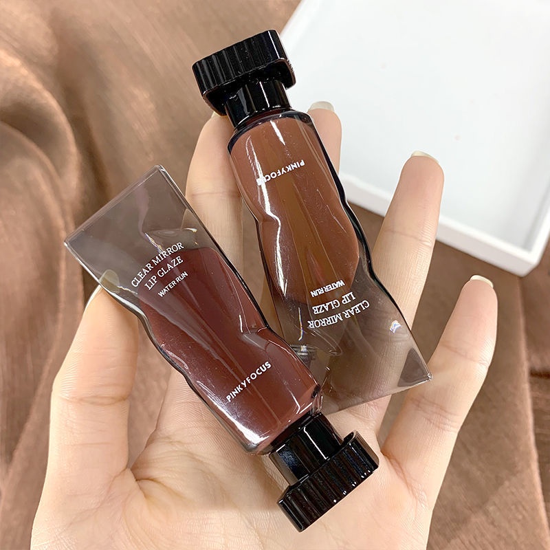 Son Bóng Nội địa Trung 3pcs Enjoy Wholesale Dạng Bùn Trong Suốt Lâu Trôi Màu Bóng Xinh Xắn PinkyFocus