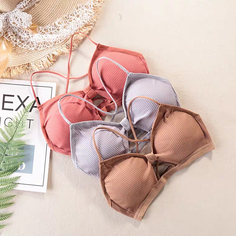 Áo Bra Nữ Len Tăm Thắt Nơ Siêu Hot [Hàng loại I]