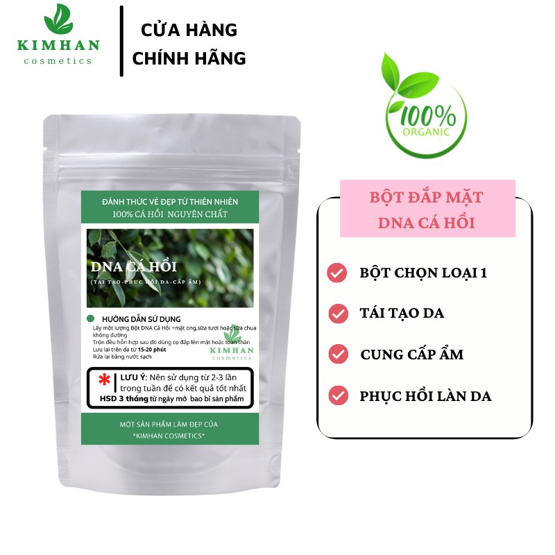 100gr Bột mặt nạ dẻo Colagen DNA Cá Hồi cao cấp ( Mask dẻo chính hãng ) Shop Handmade