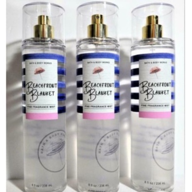 Xịt thơm toàn thân Beachfront Blanket Bath and body works 30ml/50ml/100ml + FullSeal