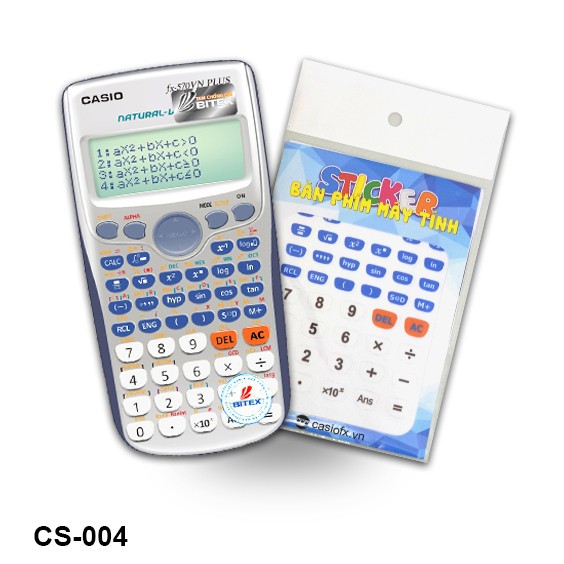 Sticker bàn phím máy tính casio fx 570 vn x