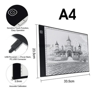 Bảng Vẽ Điện Tử Siêu Mỏng Không Có Đèn Led Khổ A3 / A4