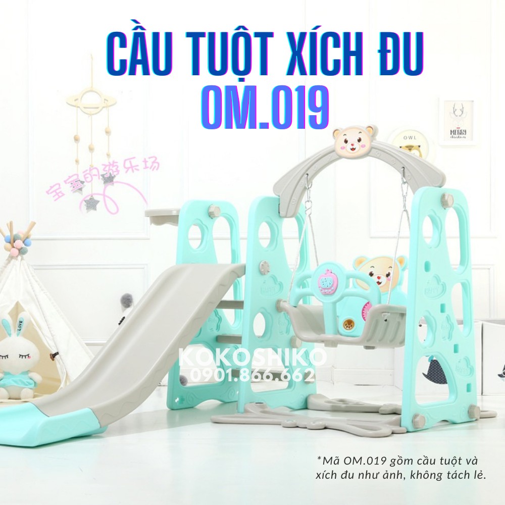 Bộ cầu tuột xích đu cho bé Cody Baby OM.019