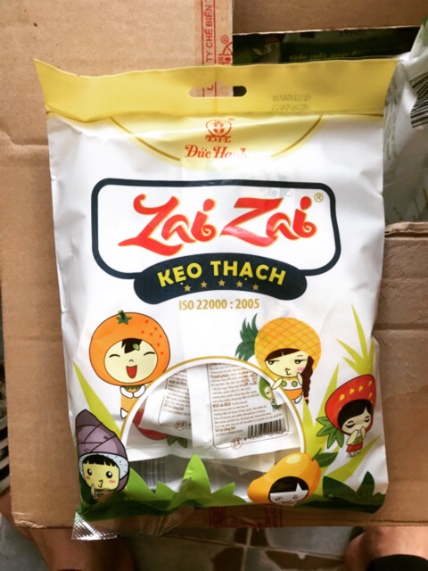 Kẹo Thạch Zaizai Đức Hạnh Các Vị Hoa Quả Túi 350G