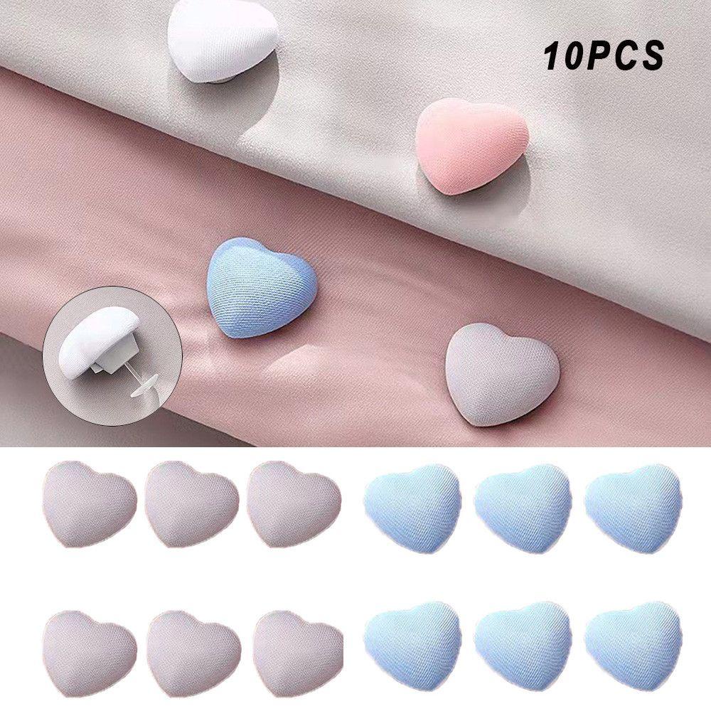 JANE Set 10 Kẹp Cố Định Ga Trải Giường Chống Trượt Hình Trái Tim