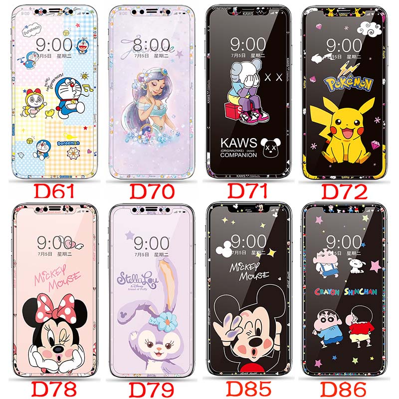 Kính Cường Lực Hoạt Hình Cho Iphone 11 11pro 11promax 11 Pro Max X Xs Max Xr Xsmax