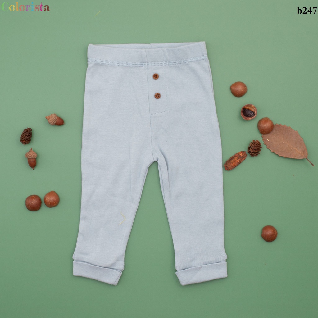 Quần dài cotton mềm mại cạp chun tiện lợi co giãn tốt thời trang COLORISTA