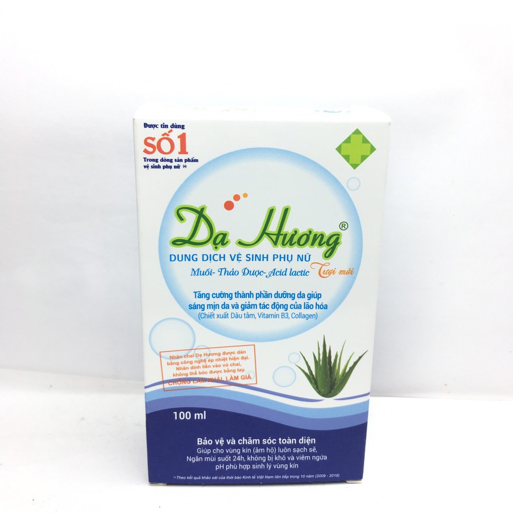 dung dịch vệ sinh phụ nữ dạ hương 100ml