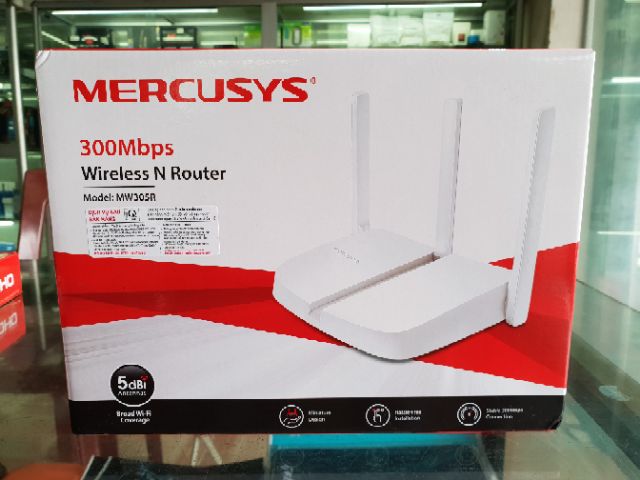 Bộ Phát Wifi 3 râu Mercusys MW305R