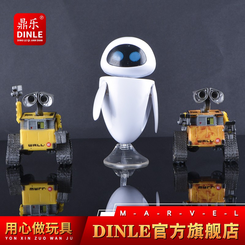 Mô Hình Đồ Chơi Nhân Vật Rô Bốt Trong Phim Wall-e Watt To The Eva