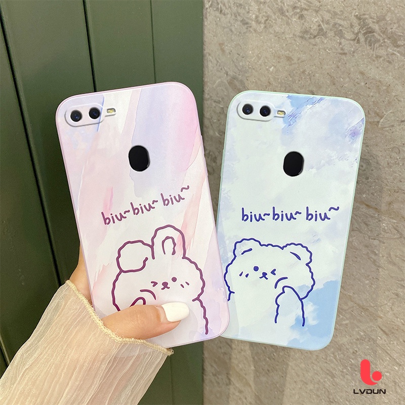 Ốp lưng oppo a5s a12 f9 cute cartoon case oppo a7 oppo f9 a12 a7 a5s soft silicone case