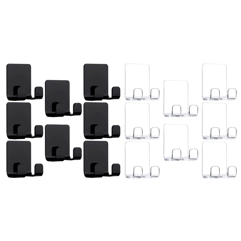 Bộ 8 Móc Dán Tường Siêu Dính Chống Thấm Nước Cho Phòng Tắm / Nhà Bếp / Tủ / Cửa / Văn Phòng