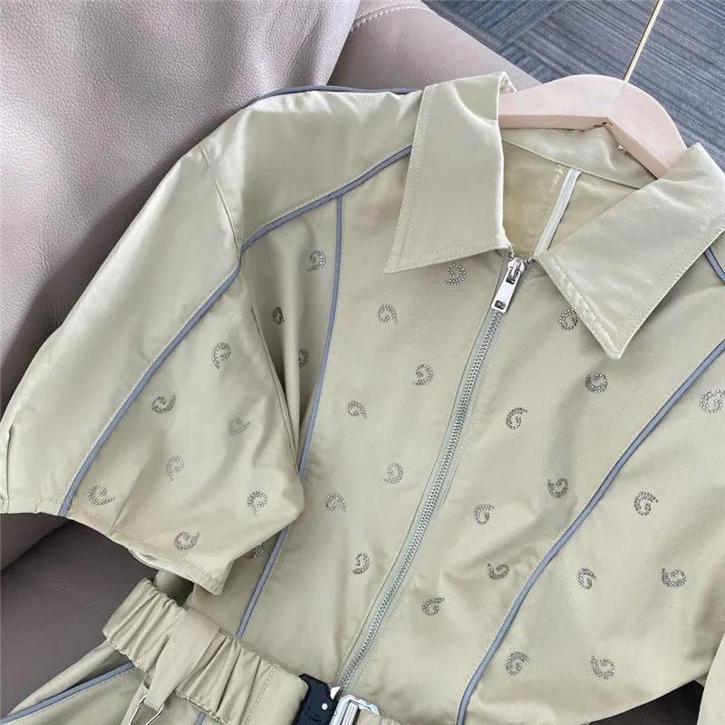 2021 summer new design sense of minority work clothes one-piece pants women's waist is thin and fashionable, and the tre | BigBuy360 - bigbuy360.vn