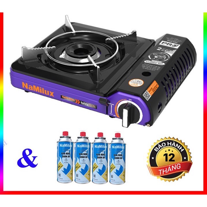 Bếp Ga Mini Chống Nổ Namilux NA 2021 PF, 2021 AS, 1911AS, 1911PF- VN - HÀNG CHÍNH HÃNG 100%