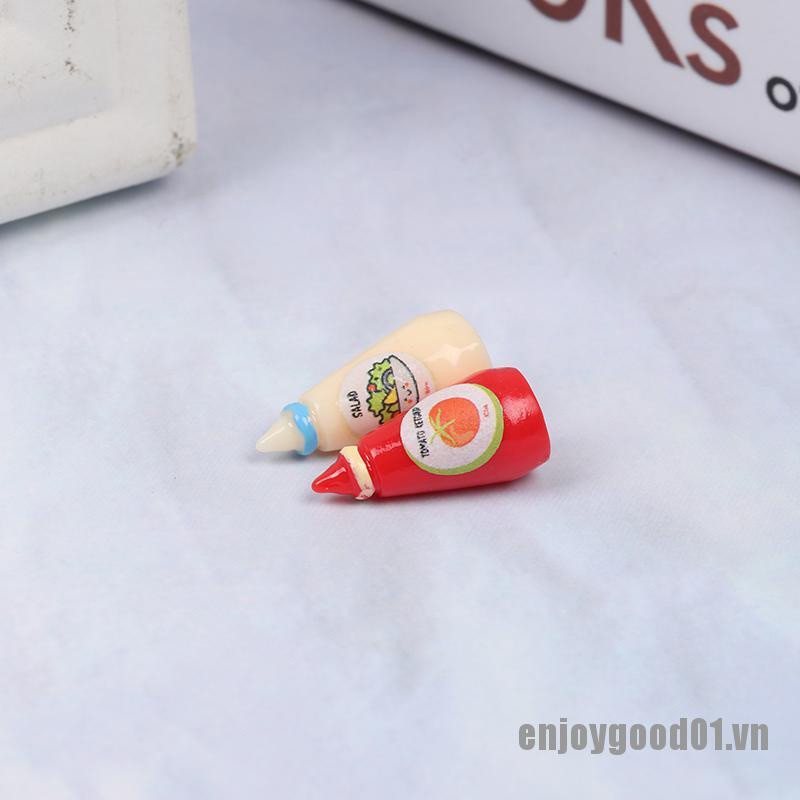 Bộ 4 Mô Hình Thức Ăn Tỉ Lệ 1: 12 Dành Cho Búp Bê