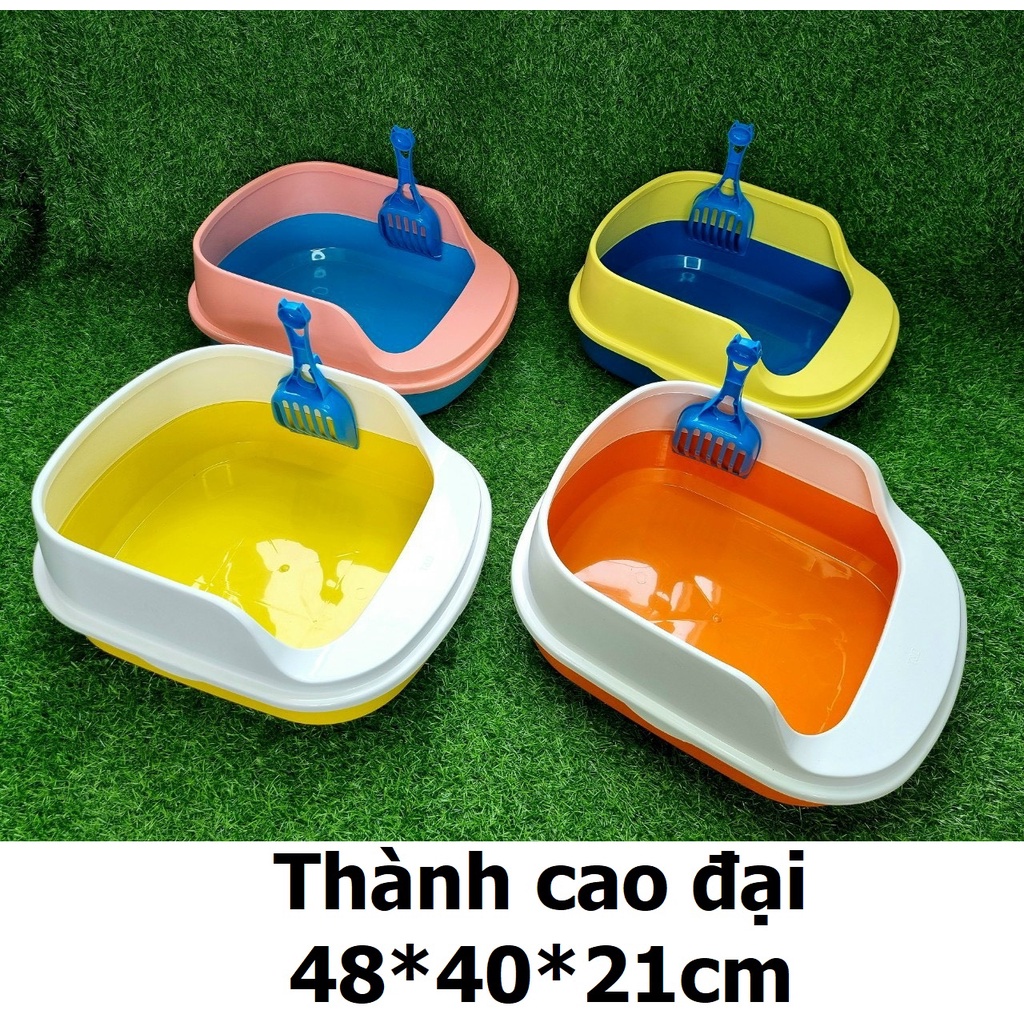 [Mã PET50K giảm Giảm 10% - Tối đa 50K đơn từ 250K] Hanpet.GV- khay vệ sinh mèo dụng để đựng cát vệ sinh mèo (3size)