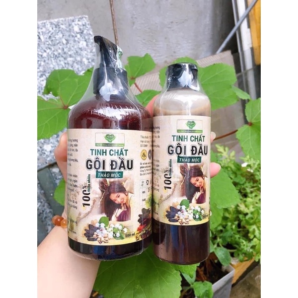Tinh chất gội đầu thảo mộc Mẹ ken 250ml (dầu gội đầu Mẹ Ken), k hoá chất, giúp mọc tóc