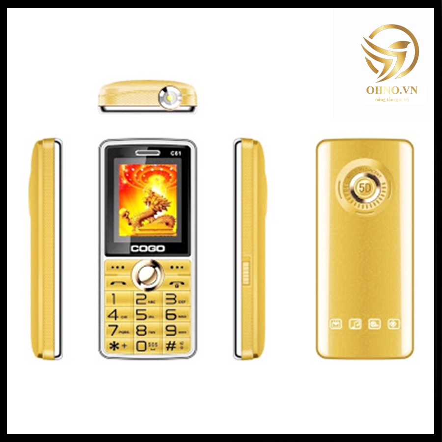 Điện Thoại Phổ Thông Đập Đá COGO C61 Điện Thoại Bàn Phím To Cho Người Già - OHNO Việt Nam