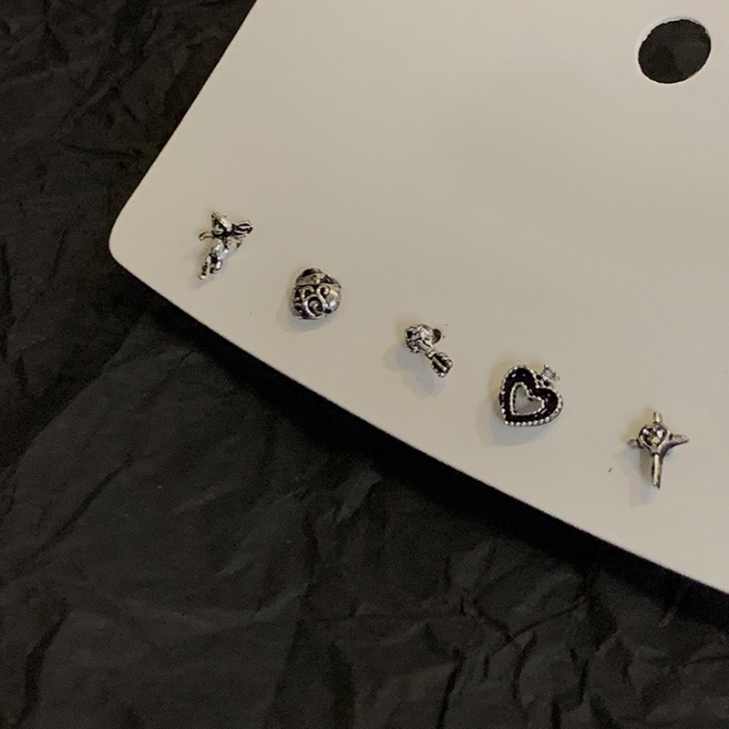 Bộ Khuyên Tai Hình Thiên Thần Phong Cách retro Thời Trang