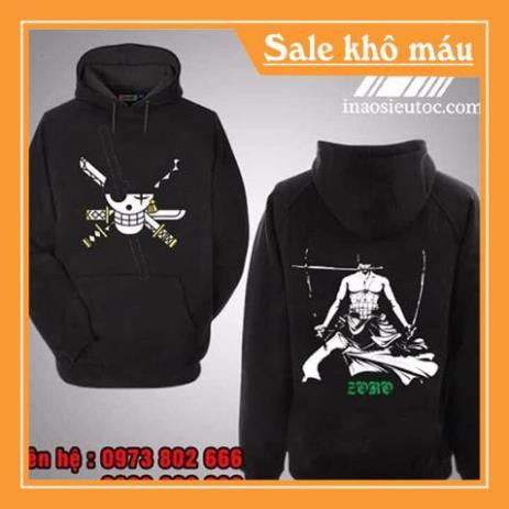 [HOT] Áo khoác áo hoodie Zoro One Piece giá siêu rẻ nhất vịnh bắc bộ