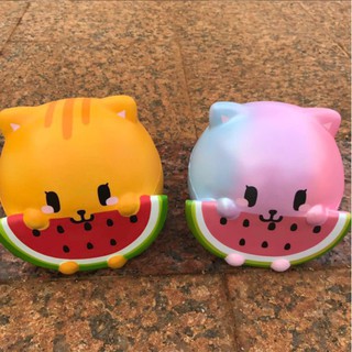 Squishy Mèo ôm Dưa Hấu Jumbo-12B