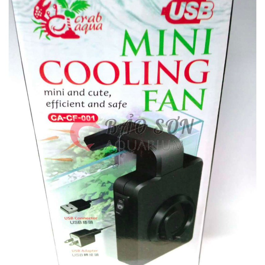 Quạt tản nhiệt kẹp bể cá  MINI COOLING FAN