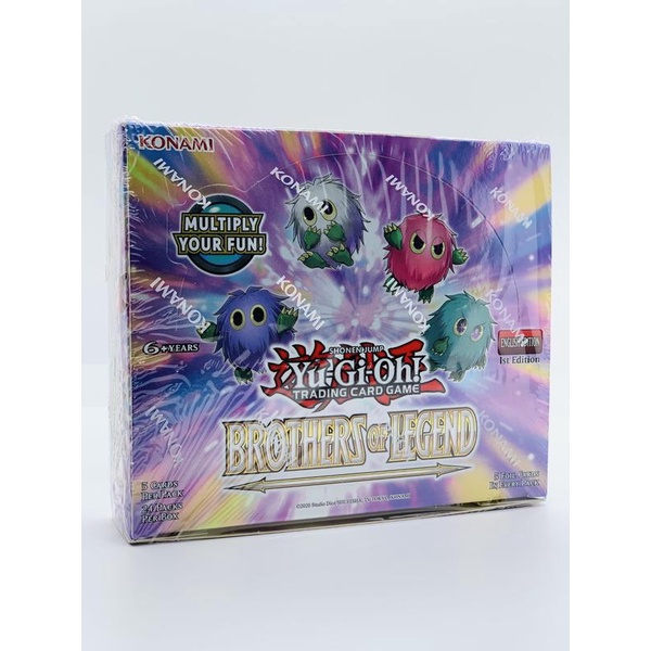 Gói lẻ thẻ trò chơi yugioh từ hộp thẻ Brothers of Legend phiên bản UK