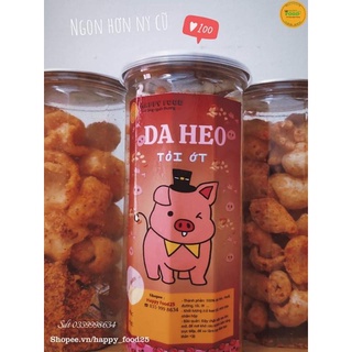 [ SIÊU RẺ ] DA HEO CHÁY TỎI ỚT - Happy Food đồ ăn vặt ngon