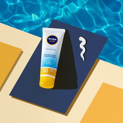 KEM CAO CẤP NIVEA SUN SPF50 CHỐNG NẮNG + CHỐNG LÃO HÓA, NÁM, SẠM, TÀN NHANG DA MẶT, PHÙ HỢP MỌI LOẠI DA - HÀNG NHẬP ĐỨC.