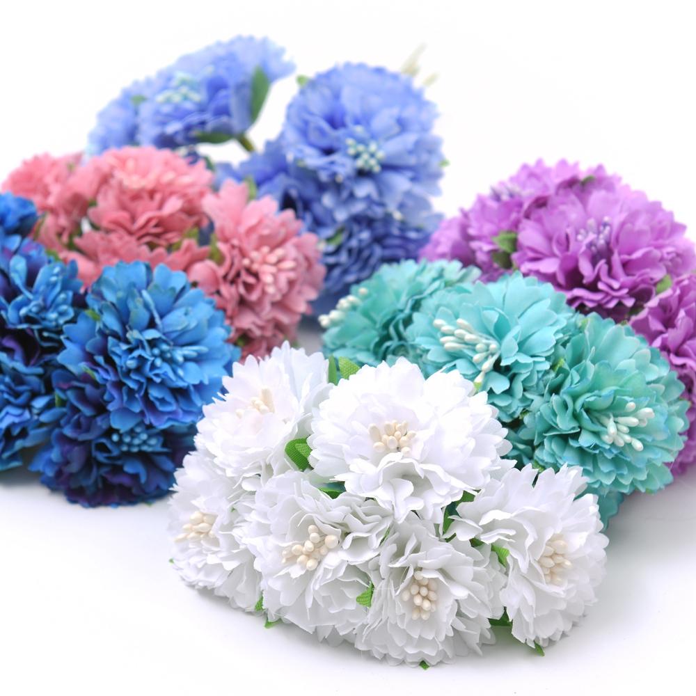 Bó Hoa Cẩm Chướng Nhân Tạo Dùng Để Trang Trí