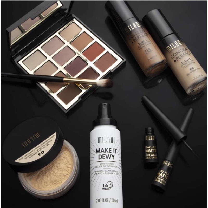 Xịt khoáng khóa nền giữ lớp trang điểm MILANI Make It Dewy / Make It Last / Make It Last Matte Charcoal 60ml | BigBuy360 - bigbuy360.vn