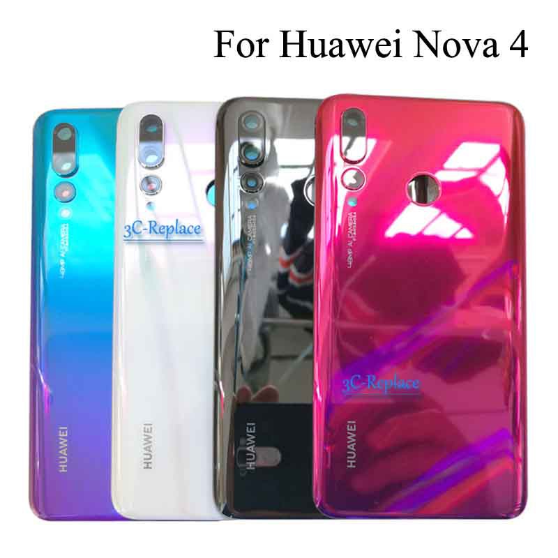 Nắp Lưng Điện Thoại Bằng Kính Thay Thế Kích Thước 6.4 Inch Cho Huawei Nova 4 Nova4