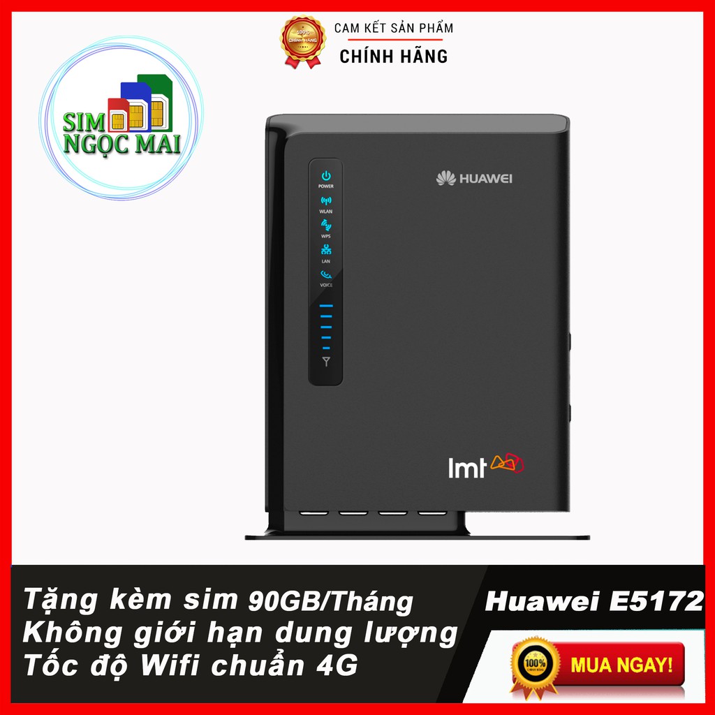 BỘ PHÁT WIFI SIM 4G Huawei E5172
