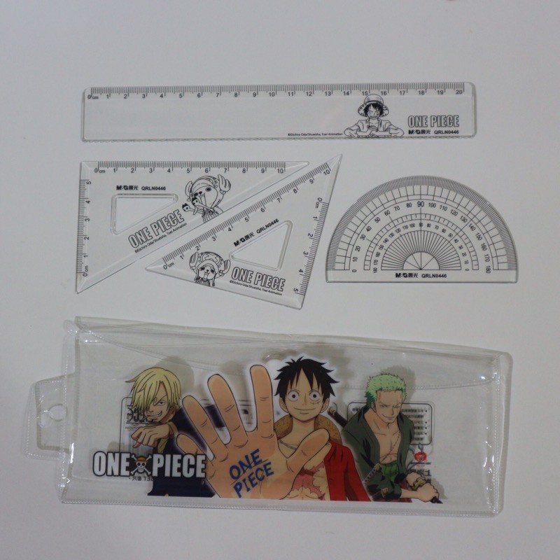 combo thước kẻ One Piece ảnh thật tại shop