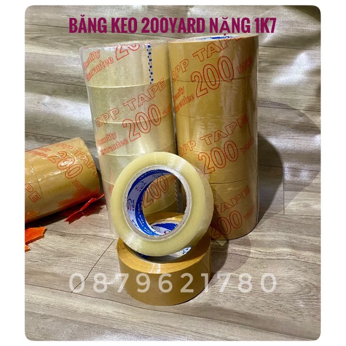 BĂNG KEO 200YARD 1.7KG LÕI 5MM