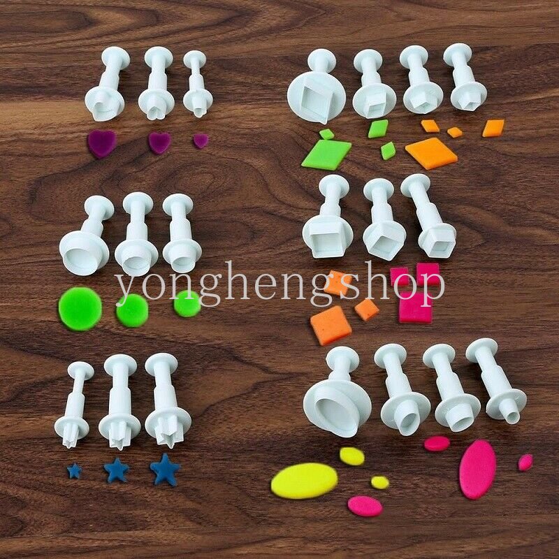 1 Bộ Khuôn Cắt Tạo Hình Trang Trí Bánh Hình Hoa Lá DIY