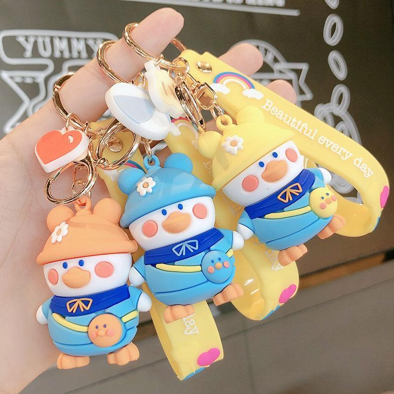 Móc Khóa Hình Vịt Con Dễ Thương Đáng Yêu