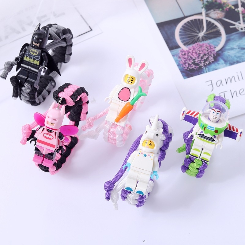 Vòng tay dây bện thủ công phong cách Buzz Lightyear hoạt hình cho nam nữ F473