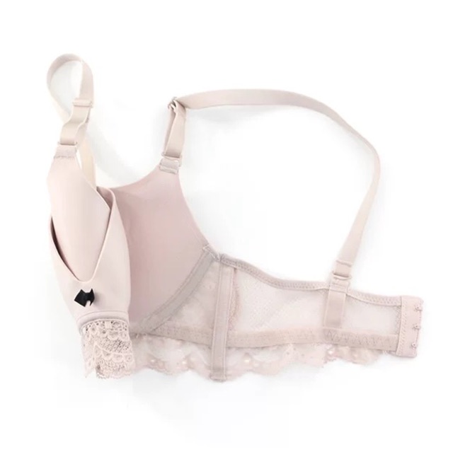 Áo Lót Trơn Không Gọng Pha Ren Nâng Ngực Sang Chảnh B081